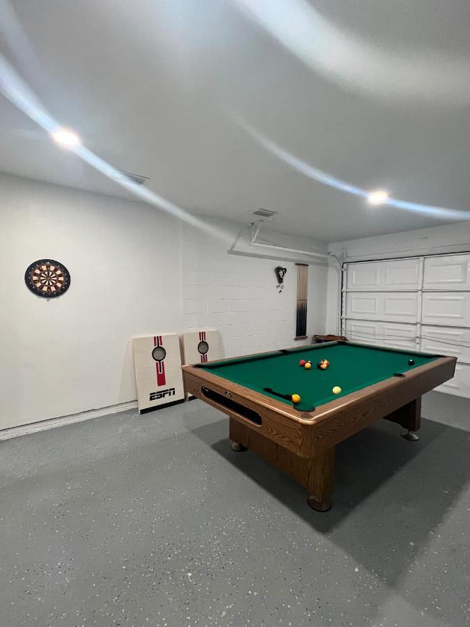 Cozy Family Home In Tampa With Private & Heated Pool, Pool Table And Kids Play Area Exterior photo